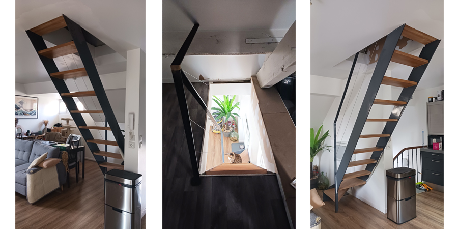 Projet d'escalier dans un appartement  Talence